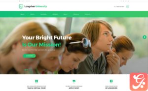 Longriver University Responsive WordPress Theme