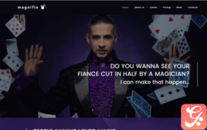 Magician Artist & Performer WordPress Theme
