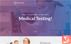 MediCheck - Medical Laboratory Responsive WordPress Theme
