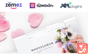 Moon Flower - Flower Shop WordPress Theme