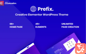 Prefix - Creative Responsive WordPress Theme