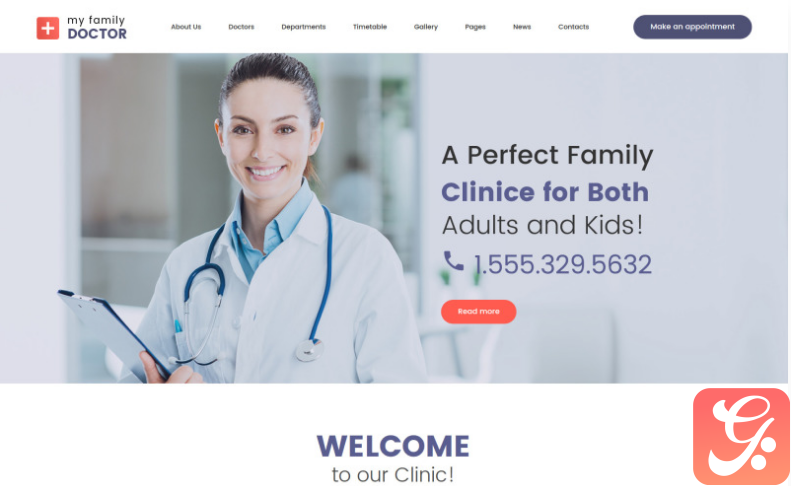 Private Family Doctor WordPress Theme