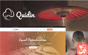 Quidin - Charity Fully Responsive WordPress Theme