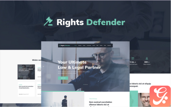 Rights Defender WordPress Theme