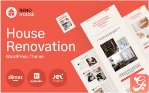 RenoHouse - Modern Construction Project Website WordPress Theme