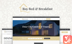 Roy Bed & Breakfast - Small Hotel WordPress Theme