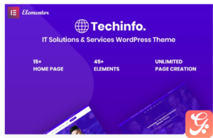 Techinfo - IT Solutions & Services WordPress Theme