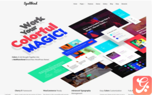 Spellbind - Designer Landing Page Wordpress Theme