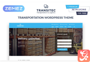 Transitec - Transportation Multipurpose Minimal Elementor WordPress Theme