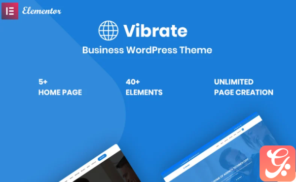 Vaibrate - Business Responsive WordPress Theme