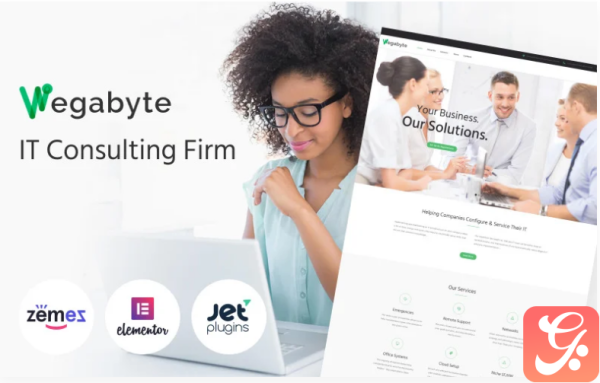 WegaByte - IT Consulting Firm WordPress Theme