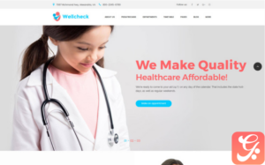Wellcheck - Pediatric Clinic WordPress Theme
