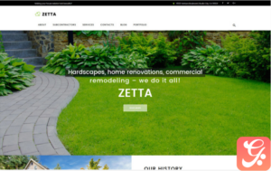 Zetta - Exterior, Garden & Landscape WordPress Theme