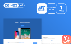 Modazza - Modern Application Jet Elementor Template