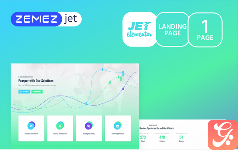 Solutt - Corporate Business Jet Elementor Template