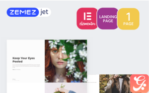 Tinycity - Creative Splitscreen Elementor Template