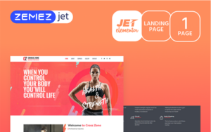 YourWOD - Crossfit Jet Elementor Template