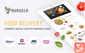 Burgelo - Food Delivery ECommerce Modern Elementor WooCommerce Theme