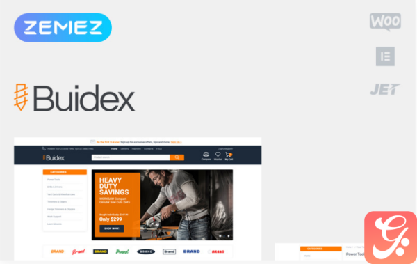 Buidex - Tools ECommerce Classic Elementor WooCommerce Theme