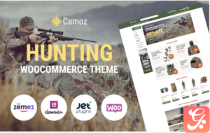 Camoz - Hunting ECommerce Classic Elementor WooCommerce Theme