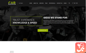 Car Recover - Car Repair Responsive WordPress Theme