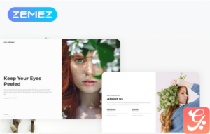 Celerony - Creative Splitscreen Elementor WordPress Theme