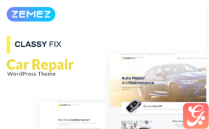 Classy Fix - Car Repair Elementor WordPress Theme