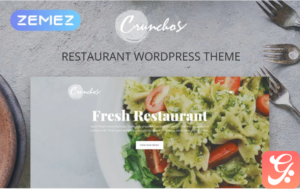 Crunchos - Restaurant Ready-to-Use Modern Elementor WordPress Theme