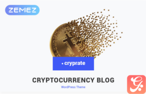Cryprate - Cryptocurrency Blog Elementor WordPress Theme