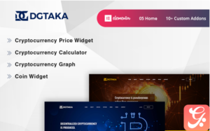 Dgtaka - CryptoCurrency WordPress Theme