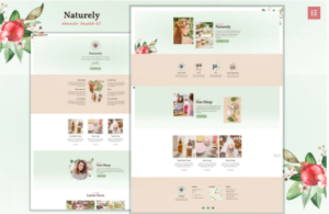 Naturely - Natural Cosmetics & Beauty Template Kit