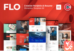 FLO Creative Portfolio & Resume Template Kit