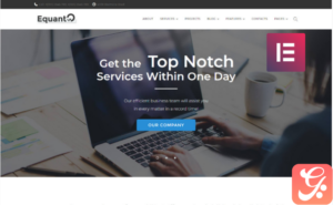 Equanto - Business Consulting Elementor WordPress Theme