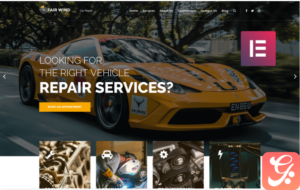 Fair Wind - Car Repair Modern Elementor WordPress Theme