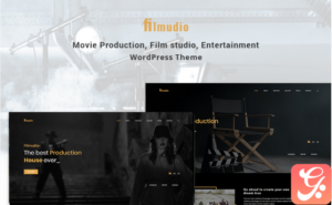 Filmudio - Movie Production, Film studio, Creative & Entertainment WordPress Theme