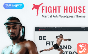Fight House - Brutal Martial Arts Club WordPress Theme