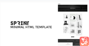 Sprint - Minimal Responsive HTML Portfolio