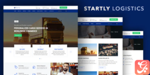 Start.ly — Logistics, Cargo & Transportation Website Template