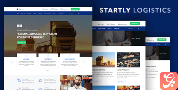 Start.ly %E2%80%94 Logistics Cargo Transportation Website Template