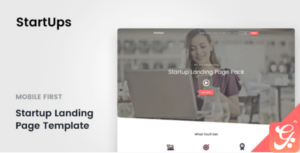 StartUps - Startup Landing Page