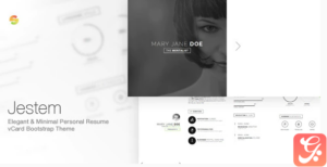 Jestem - Elegant & Minimal Resume vCard Theme
