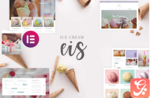 Eis - Ice Cream Shop Template Kit