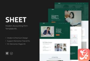 Sheet - Modern Accounting Firm Template Kit