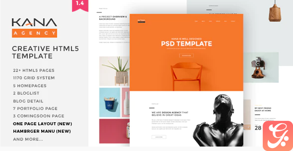 Kana - Creative Agency HTML5 Template