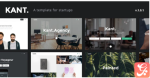Kant - A Multipurpose Template For Startups And Freelancers