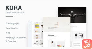 Kora - Portfolio Template for Agency & Freelancers