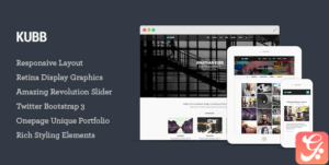 Kubb - Photography Template for Photographers