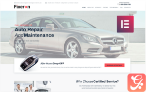 Fixeron - Car Repair Elementor WordPress Theme