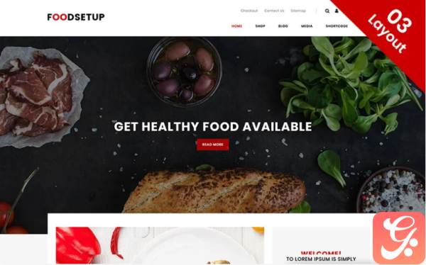 FoodSetup Food Restaurant Store WooCommerce Theme