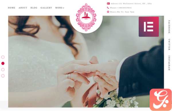 ForeverLove - Wedding Landing Elementor WordPress Theme